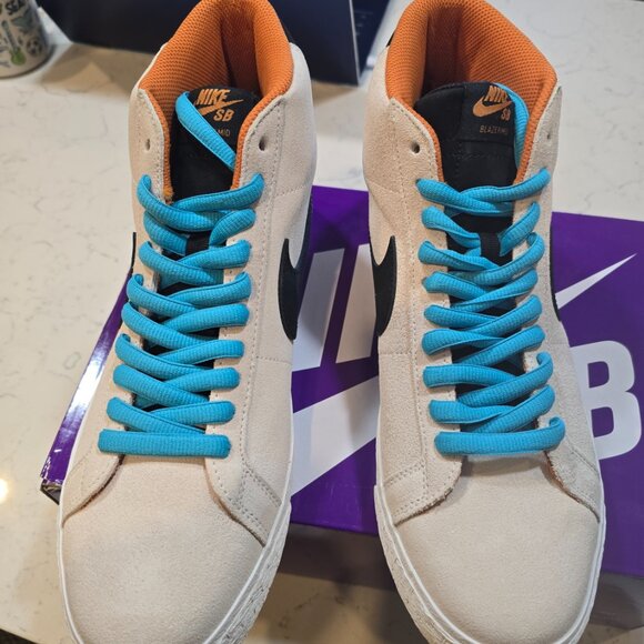 Nike SB Zoom Blazer Phantom Electric HF3831-001 Men's Size 10.5 NEW SKATE SHOE - Picture 4 of 16